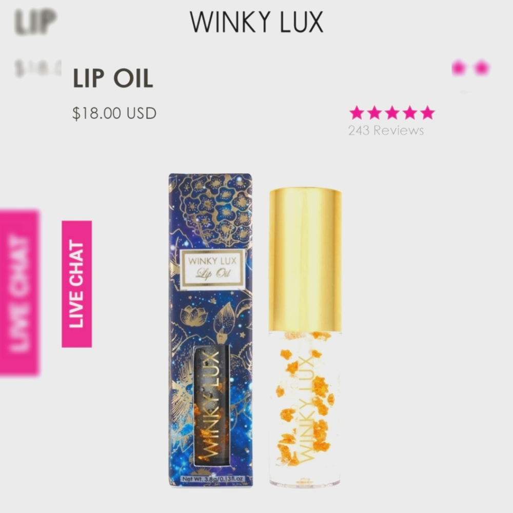 💫 WINKY LUX In the Stars Lip Oil 💫